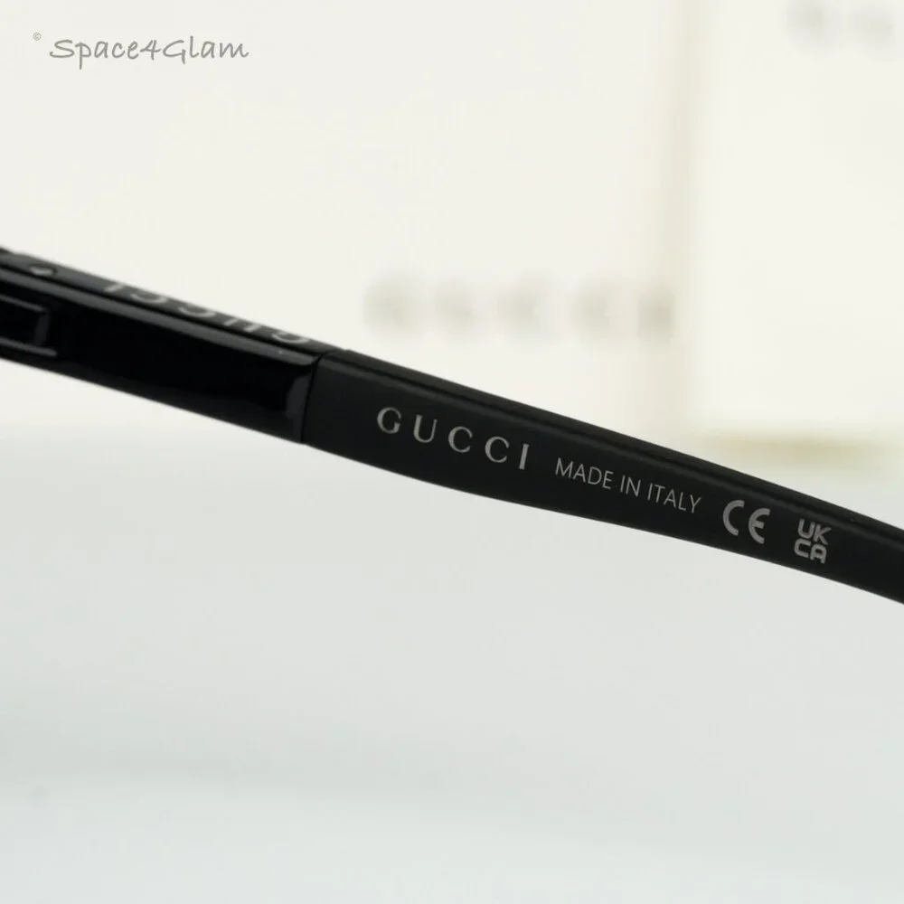 BRAND NEW Gucci GG1736S 001 Black Grey Unisex Sunglasses GG 1736S